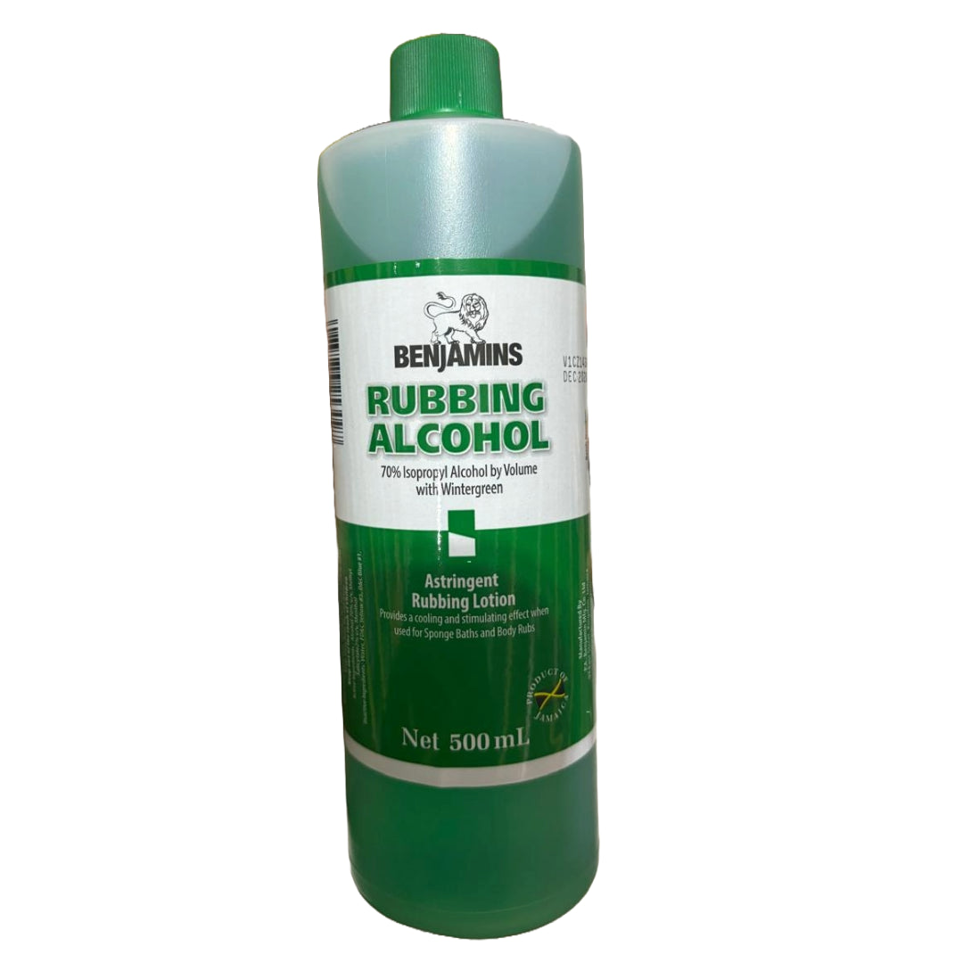 Benjamins Rubbing Alcohol With Winter Green